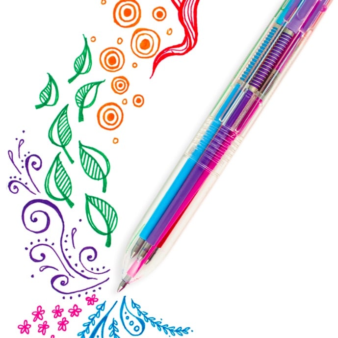 6 Click Multi Color Gel Pen by Ooly 1