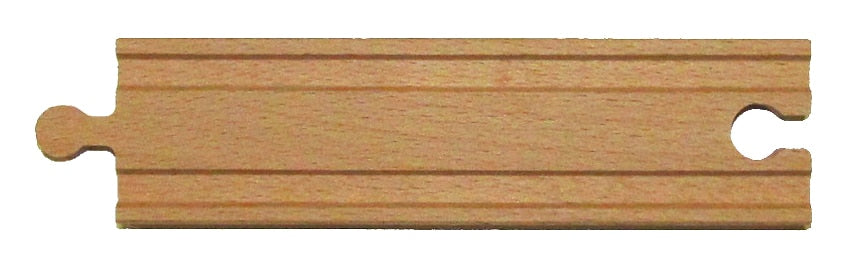 6 Straight Train Track Piece by Wooden Tracks