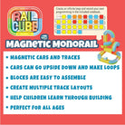 Magnetic Monorail Starter Set by Rail Cube