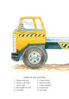 Create Your Own Construction Truck Sticker Activity Book by Dover Publications