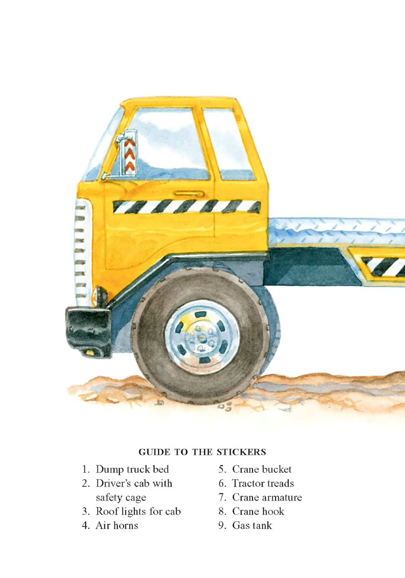 Create Your Own Construction Truck Sticker Activity Book by Dover Publications