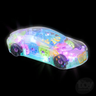 8 Light Up Transparent Car by The Toy Network