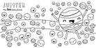 8 Little Planets Coloring Book A Solar System Coloring Book for Toddlers and Kids by Sourcebooks 4