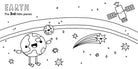 8 Little Planets Coloring Book A Solar System Coloring Book for Toddlers and Kids by Sourcebooks 6