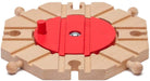 8 Way Turn Table Train Track by Wooden Tracks
