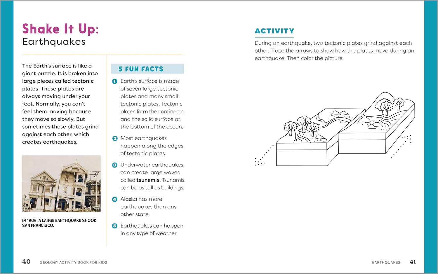 Geology Activity Book For Kids: Hands-On Fun Exploring Rocks, Minerals, and the Earth's Surface by Sourcebooks