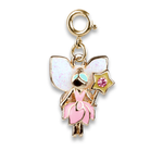 Gold Glitter Fairy Charm by Charm It