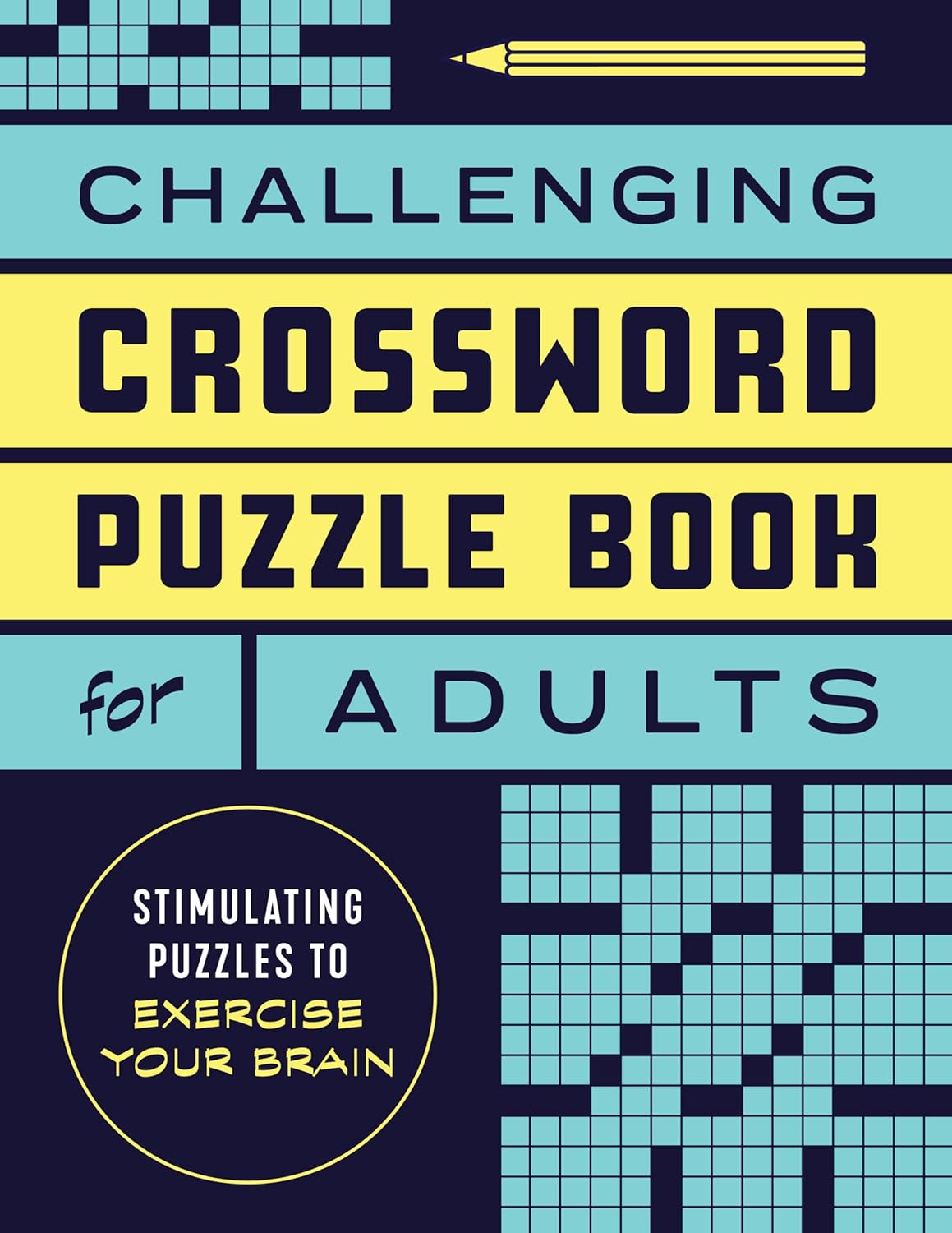 Challenging Crossword Puzzle Book for Adults by Sourcebooks