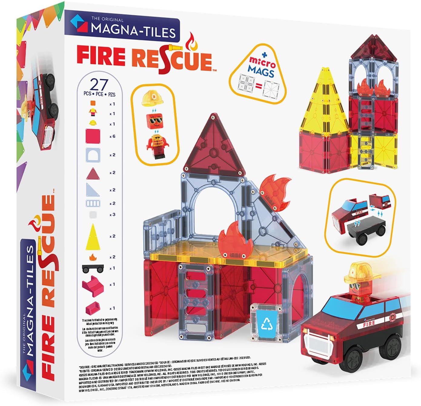 MAGNA-TILES Fire Rescue by Magna Tiles