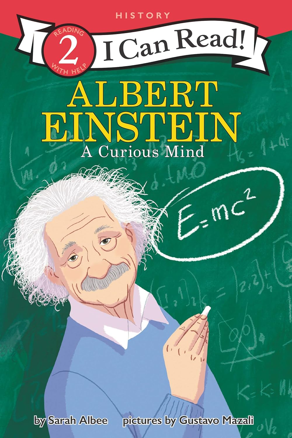 Albert Einstein: A Curious Mind (I Can Read Level 2)-by-Harper Collins