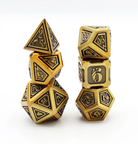 Alchemist Metals RPG Dice Set - Gold-by-Foam Brain Games