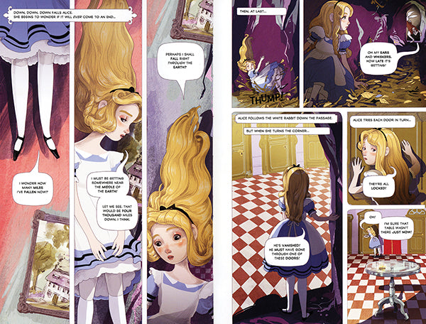 Alice in Wonderland Graphic Novel by Usborne 1
