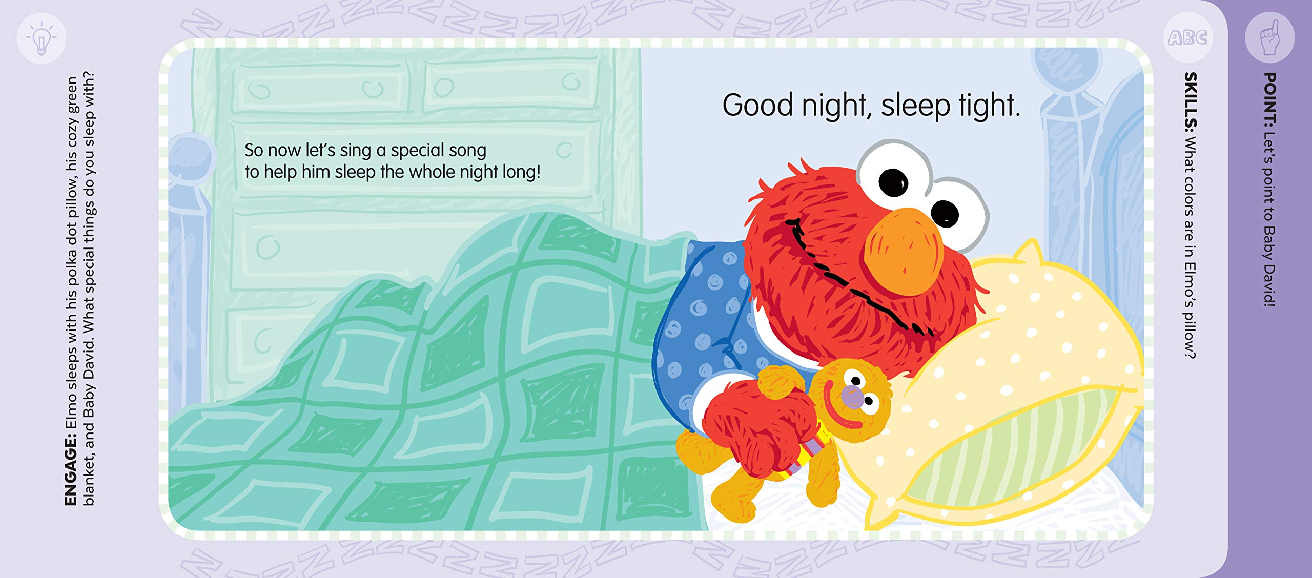 All Tucked In on Sesame Street An Interactive Bedtime Board Book by Sourcebooks 2