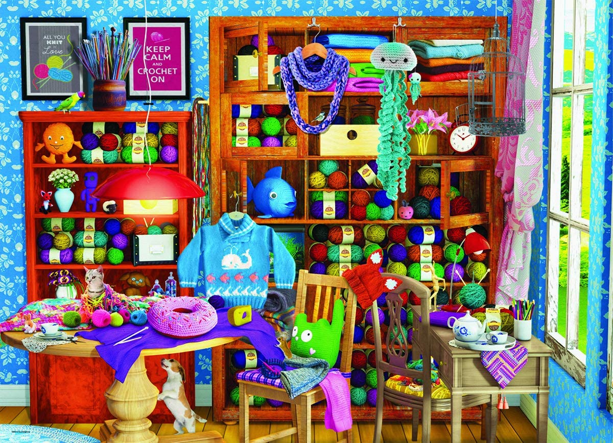 All You Knit Is Love 1000pc Puzzle by Eurographics 1