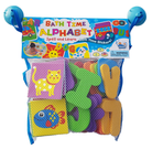Alphabet Bath Stickers - Spell and Learn-by-Buddy and Barney