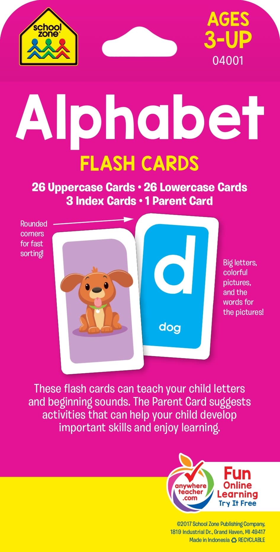 Alphabet Flash Cards by School Zone 1