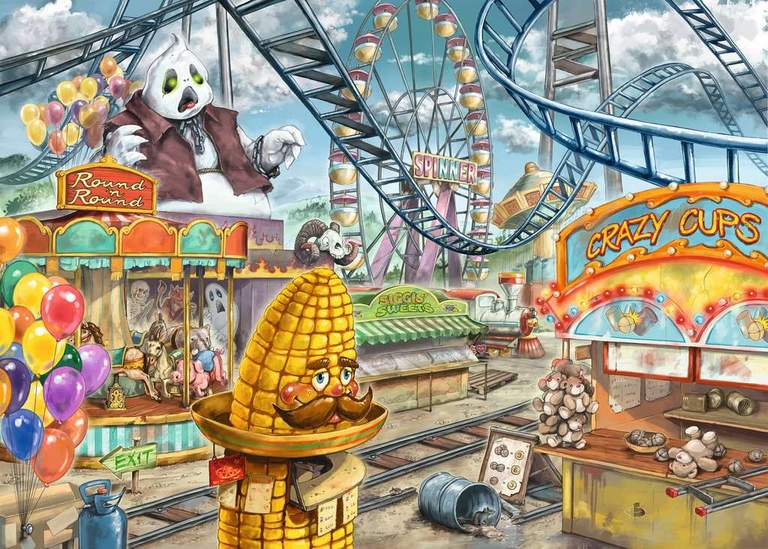 Amusement Park Plight 368pc Escape Puzzle by Ravensburger 1