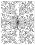 Animal Kaleidoscope Designs Coloring Book by Dover Publications 1