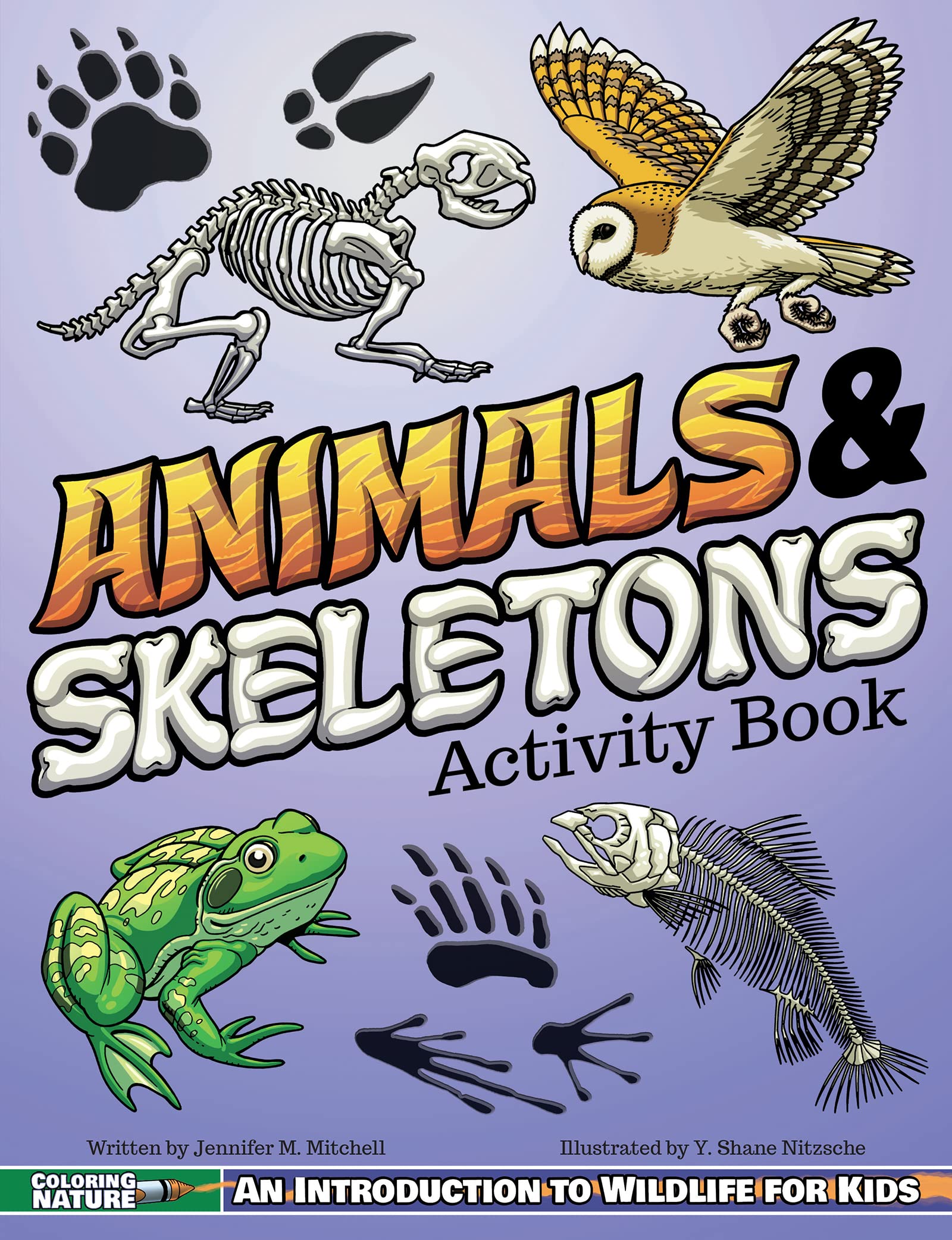 Animals & Skeletons Activity Book: An Introduction to Wildlife for Kids-by-Adventure Keen