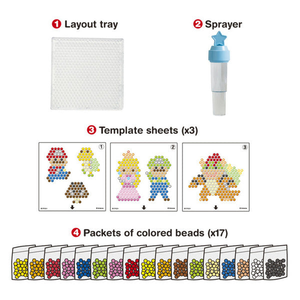 Aquabeads Super Mario Character Set by Epoch Everlasting Play 1