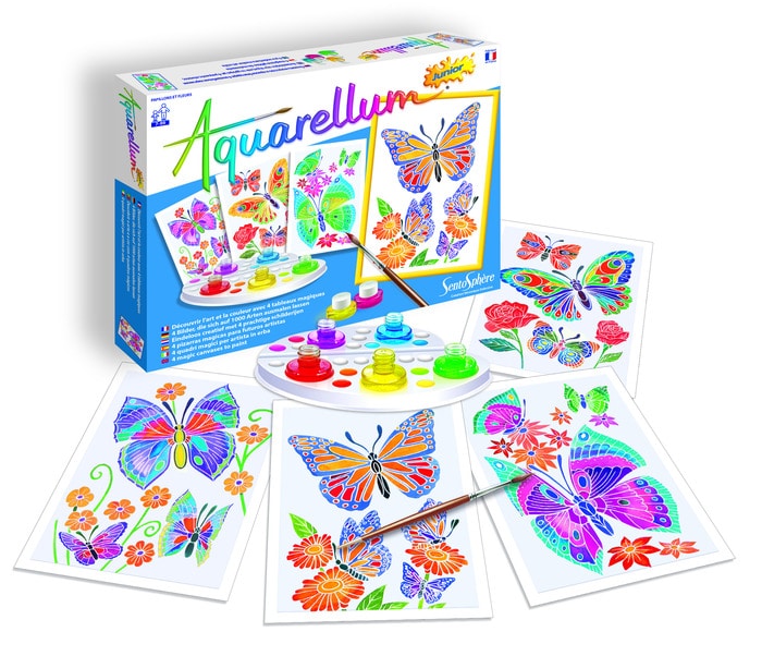 Aquarellum Buterflies FLowers by Scentosphere