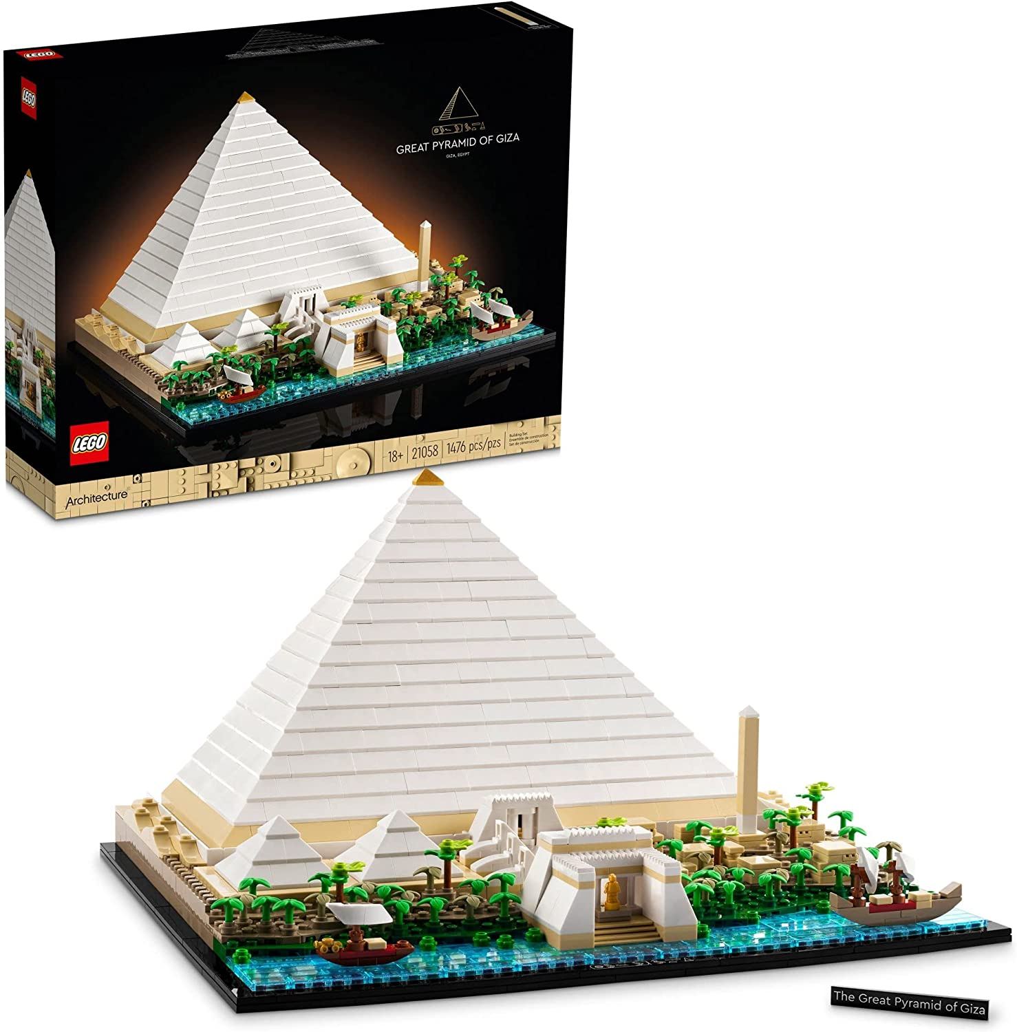 Architecture Landmark Collection Great Pyramid of Giza by Lego