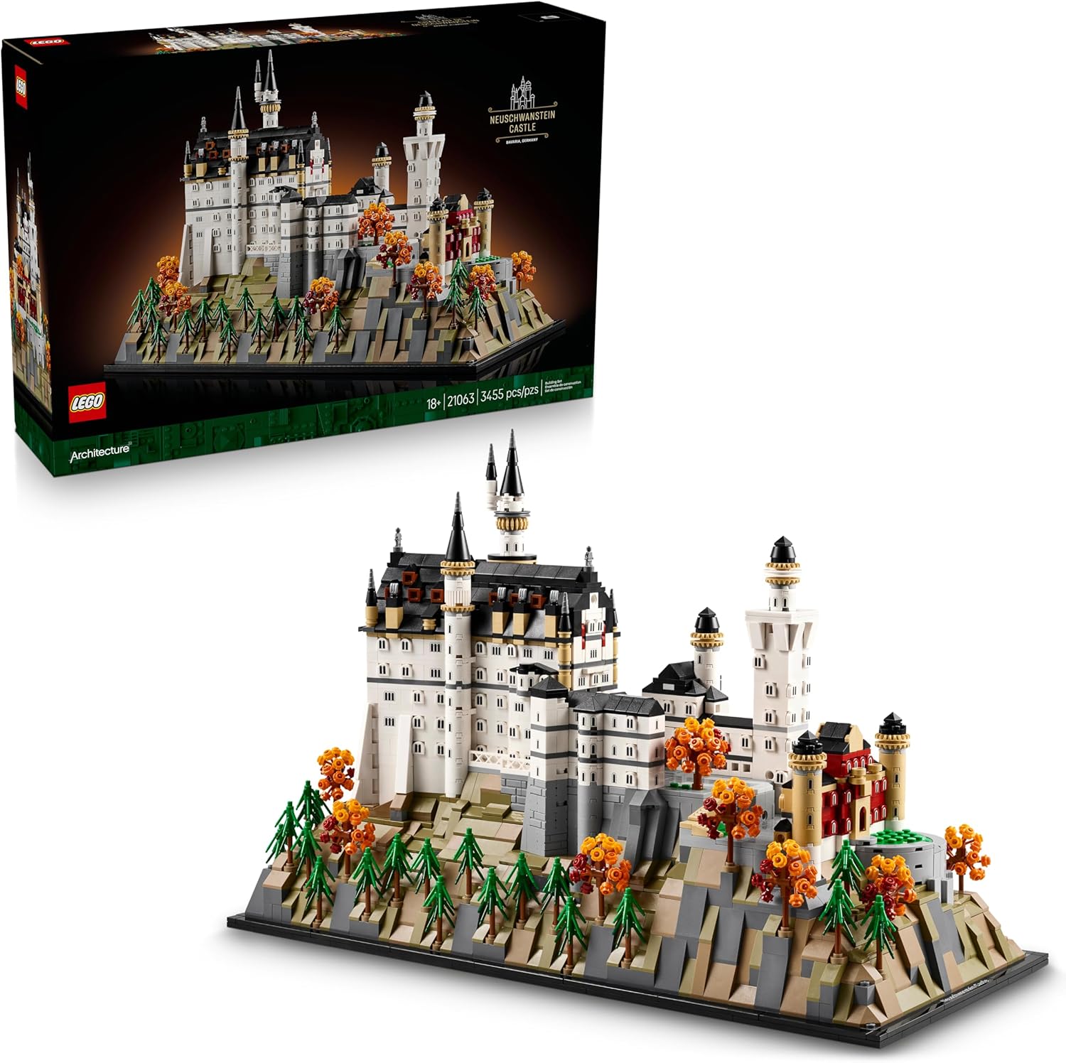 Architecture Neuschwanstein Castle-by-Lego