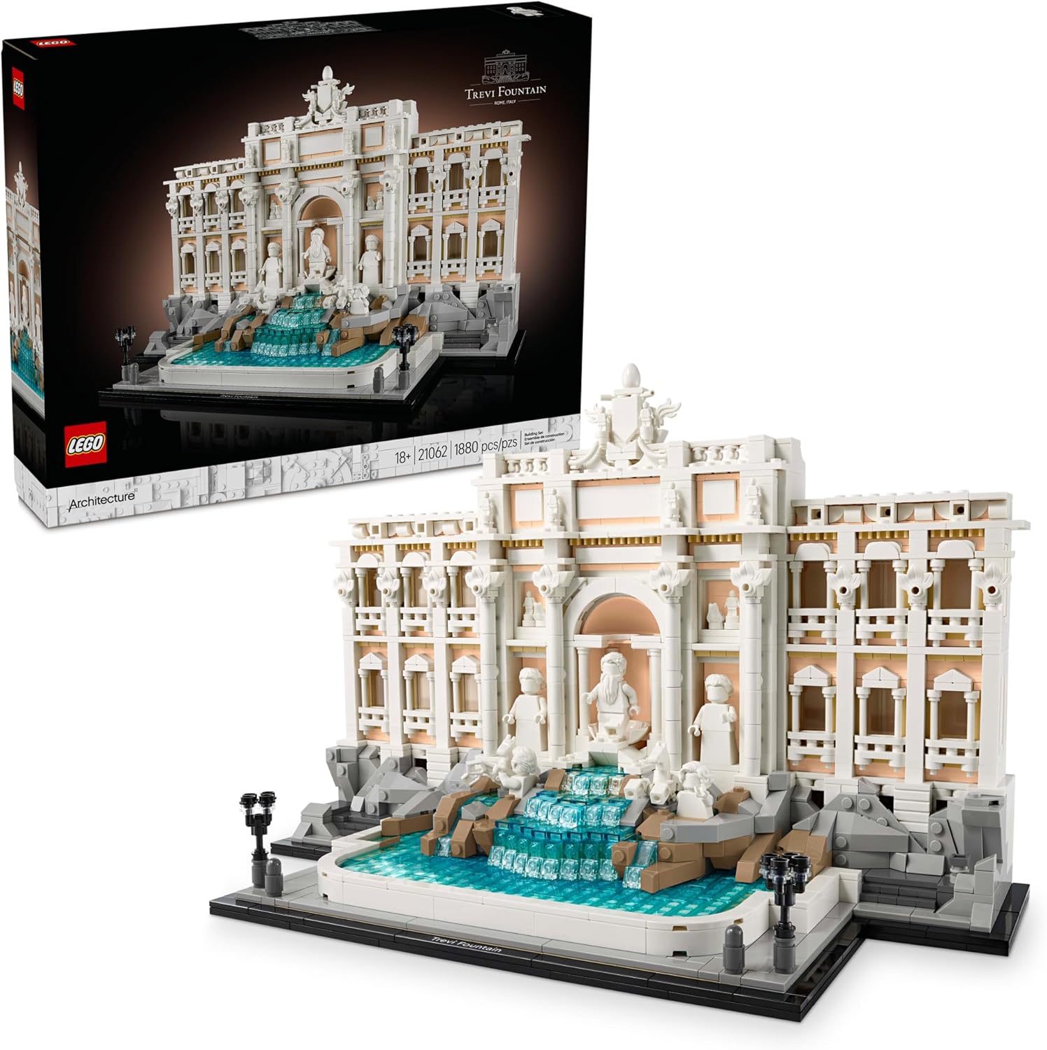Architecture Trevi Fountain-by-Lego