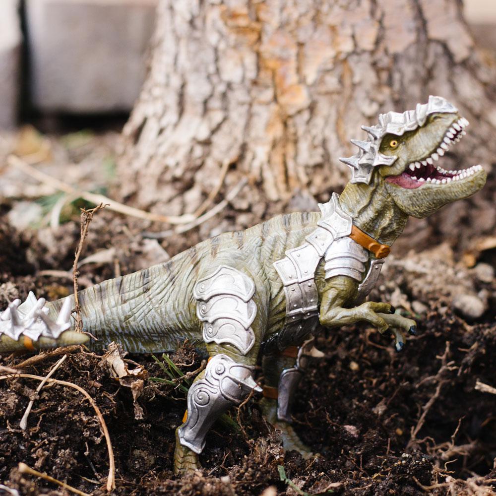 Armored T Rex Figure by Safari 6