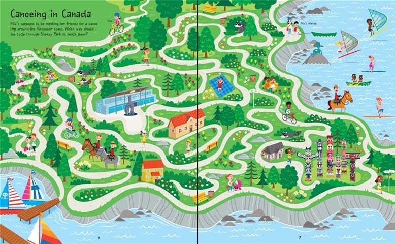 Around the World Mazes by Usborne 2