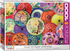 Asian Oil Paper Umbrellas 1000pc Puzzle by Eurographics