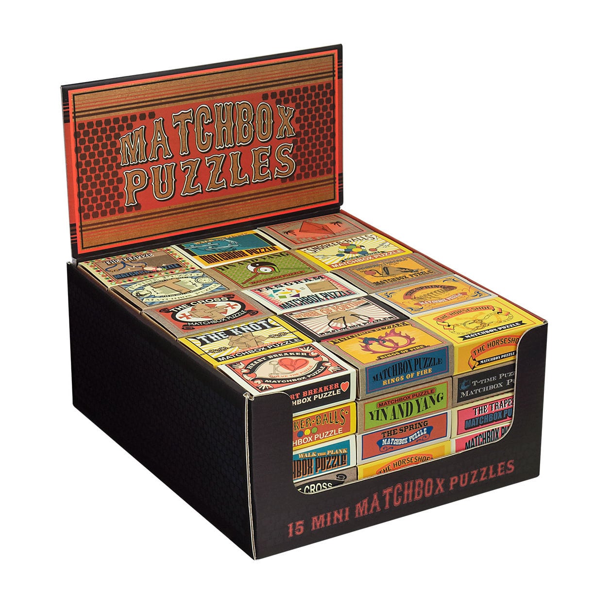 Assorted Matchbox Puzzles by Professor Puzzle