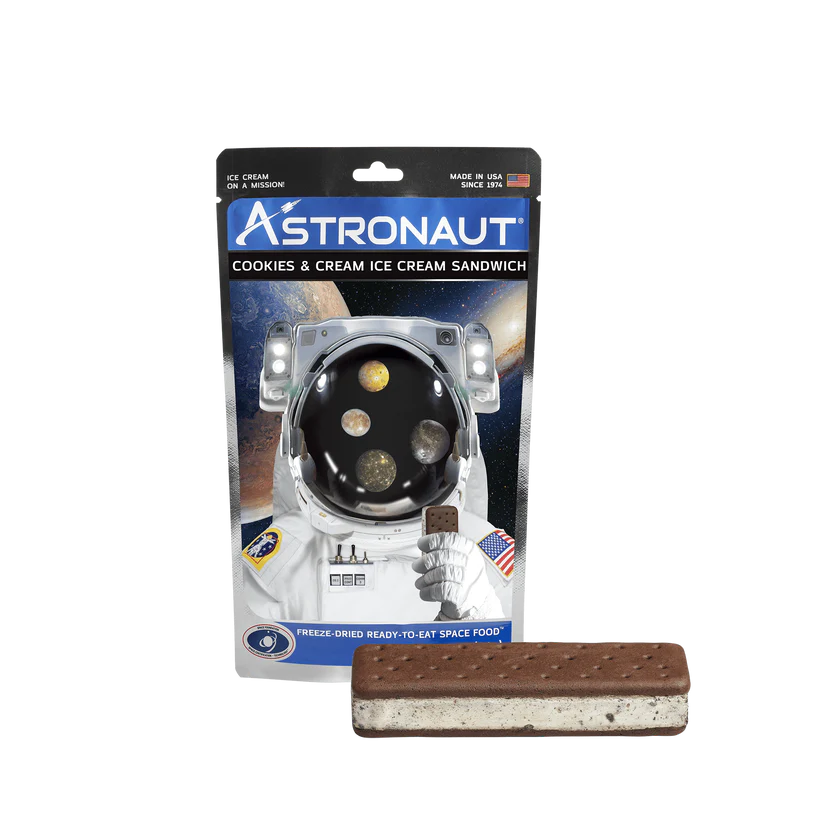 Astronaut Ice Cream - Cookies and Cream Ice Cream Sandwich-by-Astronaut Foods