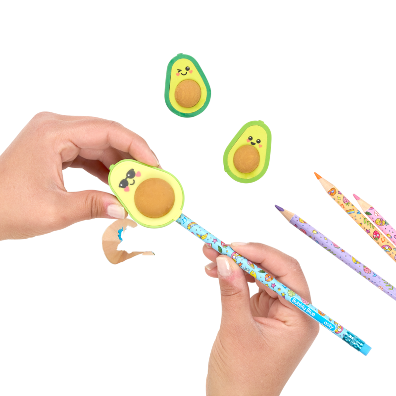 Avocado Love Eraser and Sharpener Set by Ooly 3