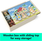 Bluey Wooden Puzzles 4-Pack by Gund