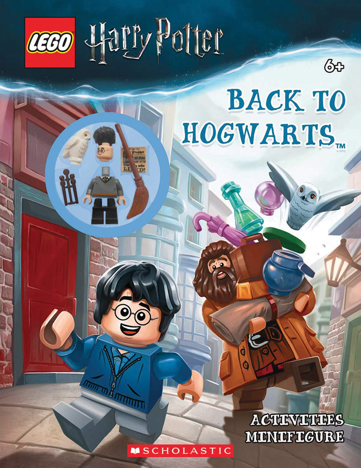 Back to Hogwarts LEGO Harry Potter Activity Book with Minifigure by Scholastic