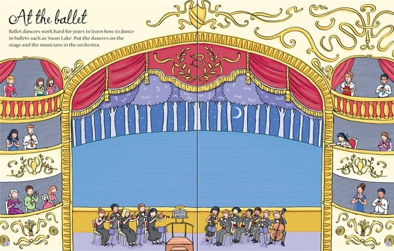 Ballet First Sticker Book by Usborne 1