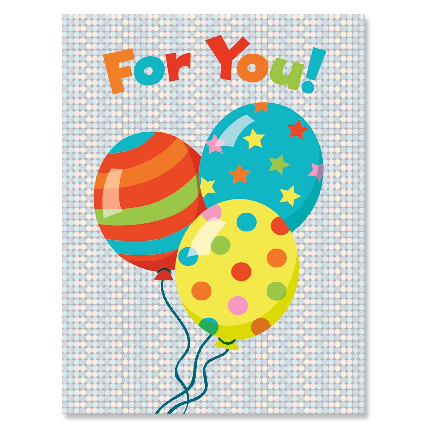 Balloons For You Enclosure Card by Peaceable Kingdom