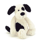 Bashful Black Cream Puppy 12 by Jellycat