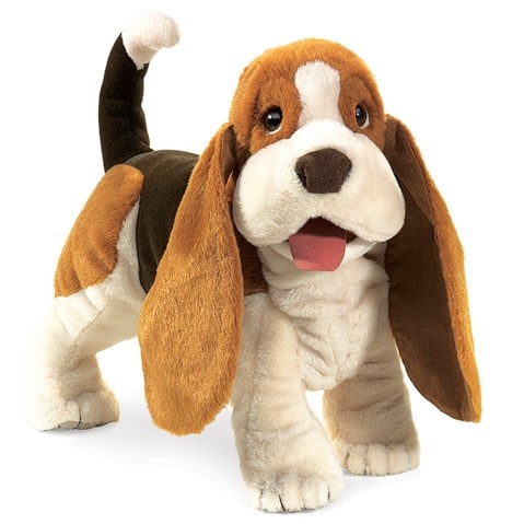 Basset Hound Hand Puppet by Folkmanis