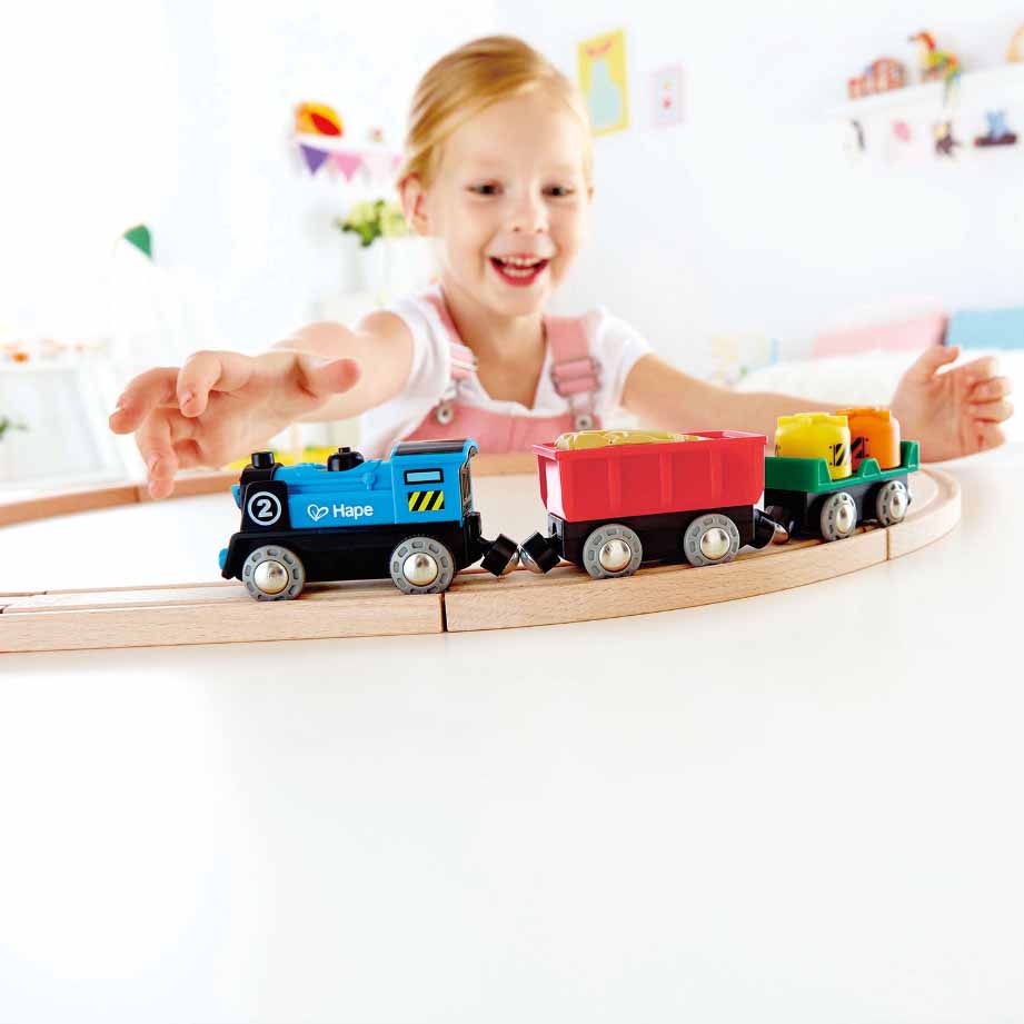 Battery Powered Rolling Stock Train by Hape 2