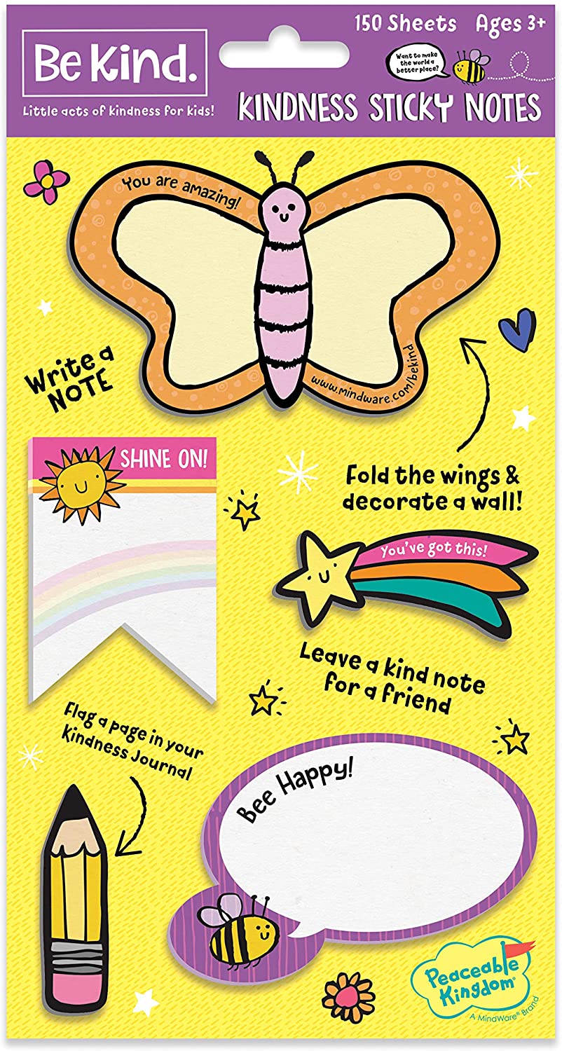 Be Kind Sticky Notes by Peaceable Kingdom