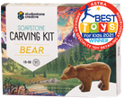 Bear Soapstone Carving Kit-by-Studiostone Creative