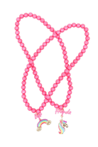 Best Friends Rainbow Unicorn Necklace Set by Great Pretenders