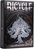 Bicycle Black Dragon Silver Foil-by-Bicycle