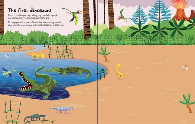 Big Dinosaur Sticker Book by Usborne 1