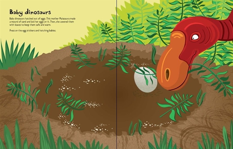 Big Dinosaur Sticker Book by Usborne 2