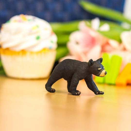Black Bear Cub Figure by Safari 4