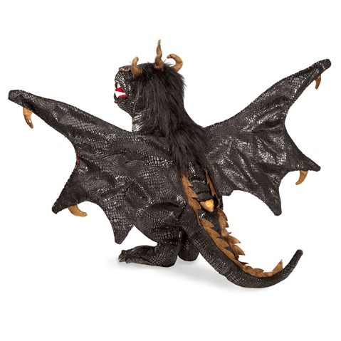 Black Dragon with Moveable Wings Puppet by Folkmanis 3