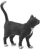 Black White Standing Cat Figure by Schliech 1